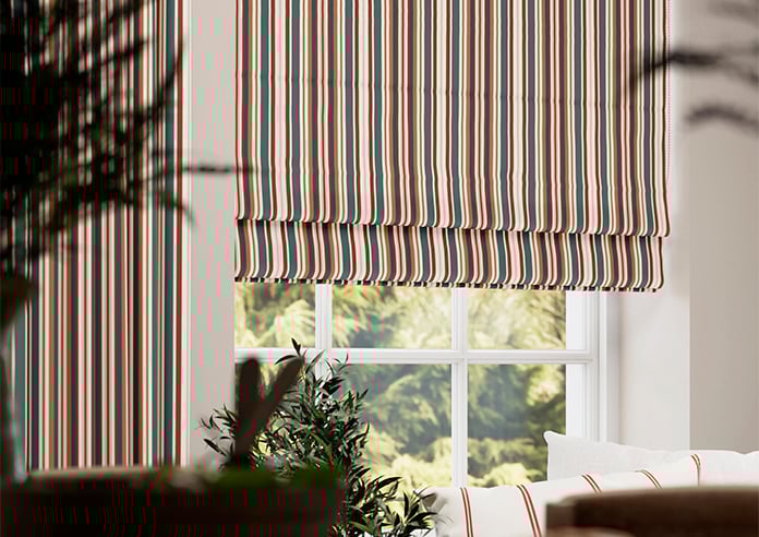 The British Stripe Co. Elizabeth, Teignbridge No.1 - Roman Blind - Image 5
